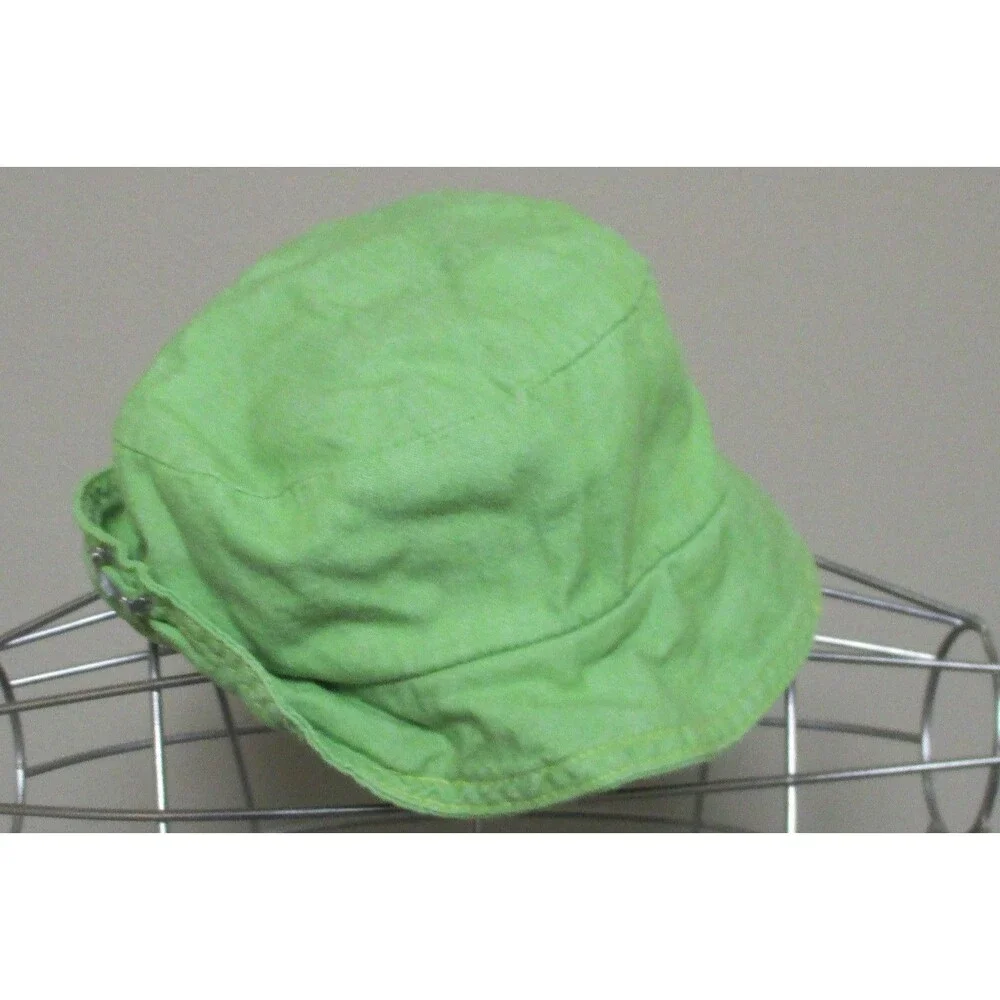 Girl's M Beets N Snips green floppy hat with pin missing